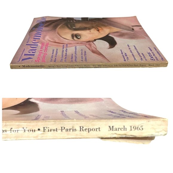 Mademoiselle Magazine March 1965 Spring Fashion Mod Era Condé Nast - Picture 3 of 10